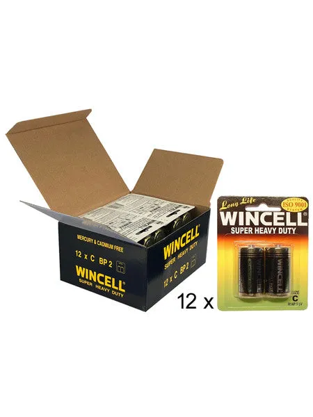 C Wincell Super Heavy Duty Batteries BP2 12pk Wincell Female Sex Toys