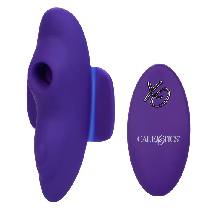 CalExotics Female Sex Toys LockNPlay Remote Suction Panty Teaser Purple