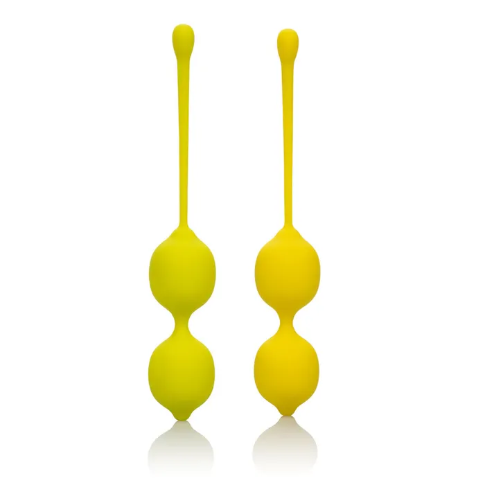 CalExotics Kegel Training Set Lemon Female Sex Toys