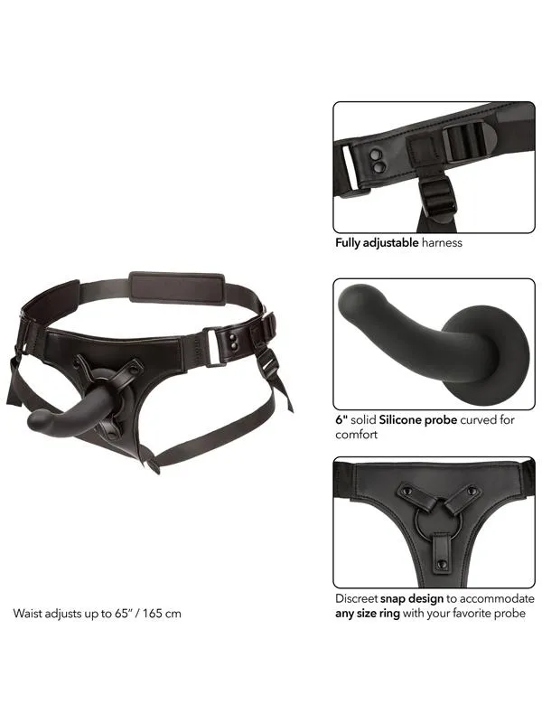 CalExotics Male Sex Toys Onyxxx Jock Strap with Silicone Probe CalExotics Male Sex Toys Onyxxx Jock Strap with Silicone Probe