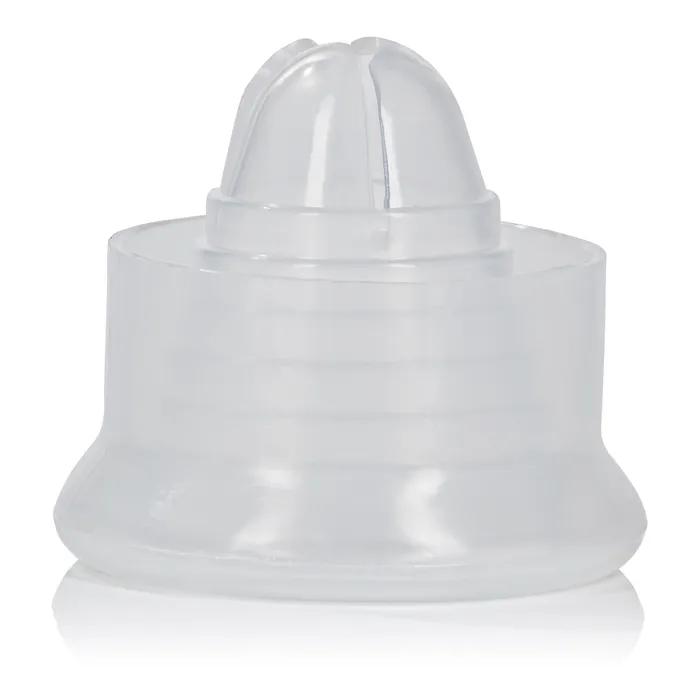 CalExotics Male Sex Toys Precision Pump Silicone Pump Sleeve Clear