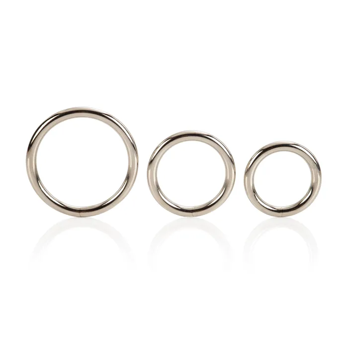 CalExotics Silver Ring 3 Piece Set Couples