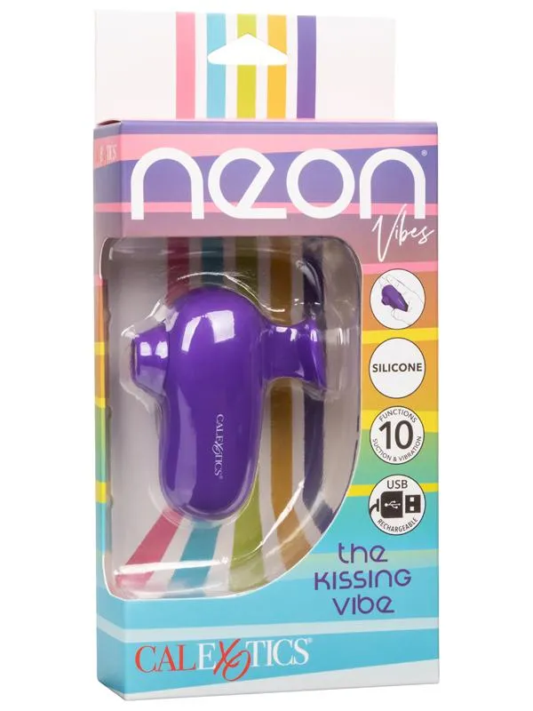 CalExotics Vibrators Neon Vibes The Kissing Vibe CalExotics Vibrators Neon Vibes The Kissing Vibe