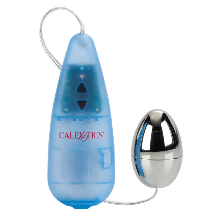 CalExotics Vibrators Pocket Exotics Impulse Silver Egg