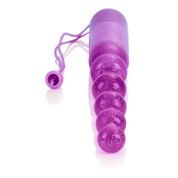 CalExotics Vibrators Vibrating Pleasure Beads Purple