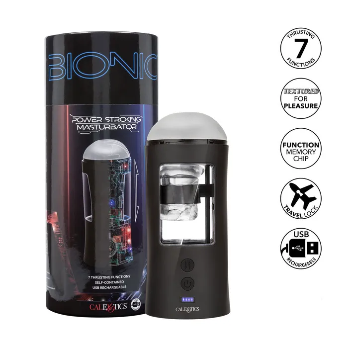 California Exotic Male Sex Toys Bionic Power Stroker Masturbator