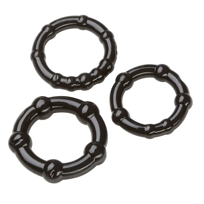 Cockring Combo Beaded Black Cloud 9 Novelties Anal