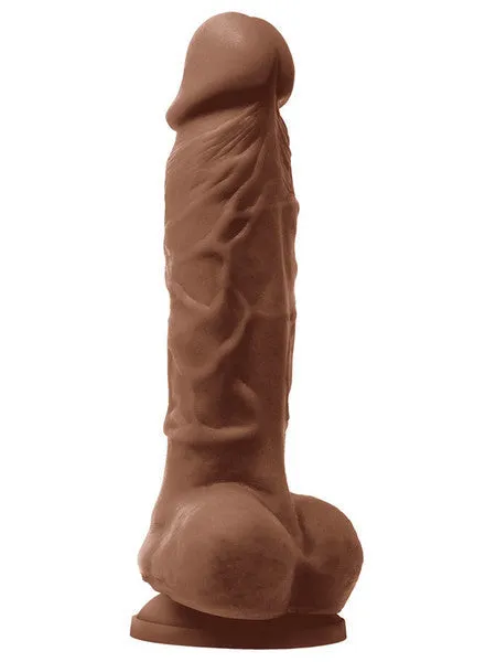 Colours Pleasures Vibrating 5 in Dildo Brown NS Novelties Female Sex Toys
