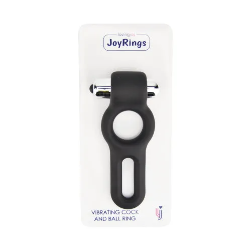 Couples Loving Joy JoyRings Silicone Vibrating Cock and Ball Ring