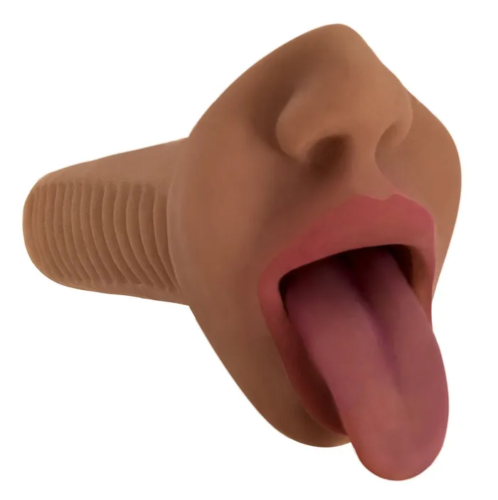 Curve Toys Vibrators Mistress Mercedes Mouth Chocolate