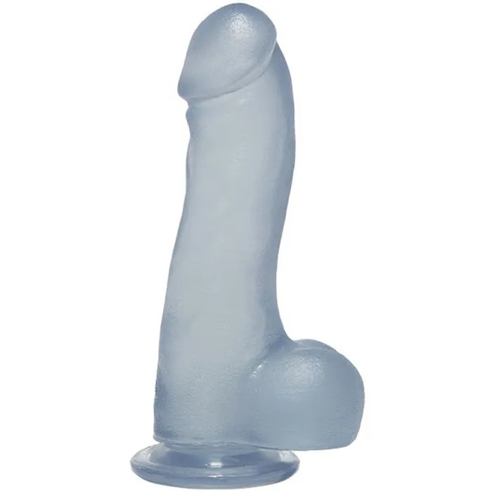 Dildos Crystal Jellies 75 Inch Master Cock With Balls Doc Johnson