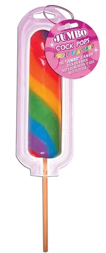 Dildos Jumbo Rainbow Cock Pops Each Hott Products