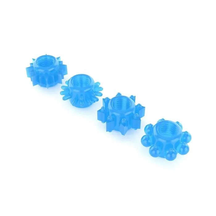 Dildos Lovetoy Lovetoy Glow In The Dark Lumino Play Cock Rings X4