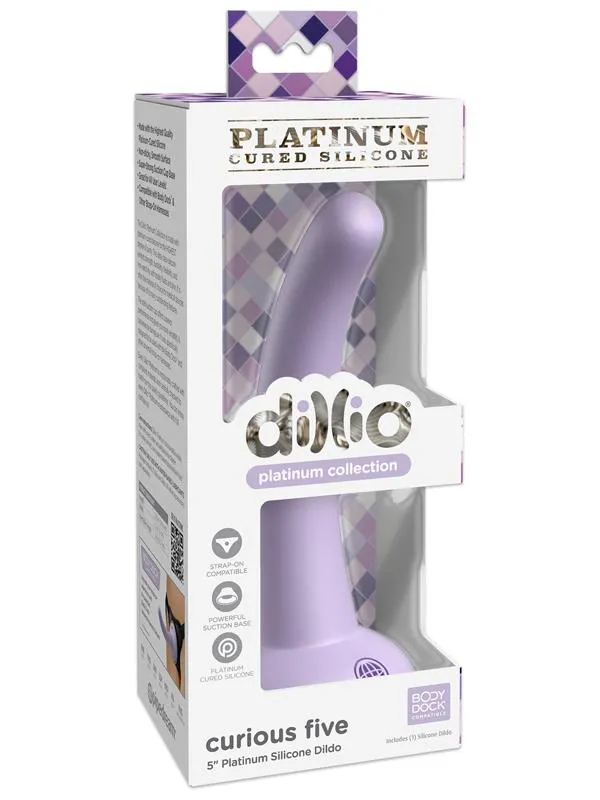 Dildos Pipedream Products Dillio Platinum Curious Five 5 in Purple Dildos Pipedream Products Dillio Platinum Curious Five 5 in Purple