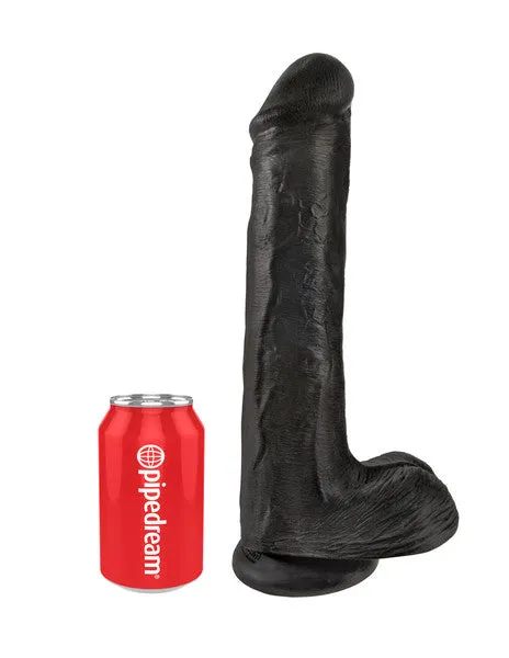 Dildos Pipedream Products King Cock 13 in Cock with Balls Black Dildos Pipedream Products King Cock 13 in Cock with Balls Black