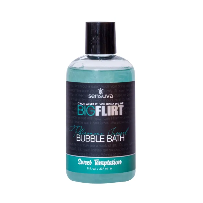 Dildos Sensuva Big Flirt Pheromone Infused Bubble Bath Sweet Temptations 8 Fl Oz Dildos Sensuva Big Flirt Pheromone Infused Bubble Bath Sweet Temptations 8 Fl Oz