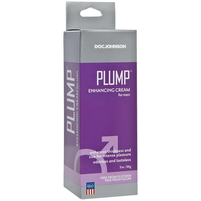 Doc Johnson Female Sex Toys Plump Enhancement Cream for Men 2 Oz Boxed