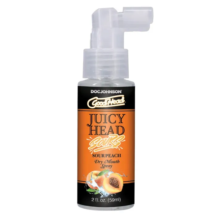 Doc Johnson Vibrators GoodHead Juicy Dry Mouth Sour Peach 59ML