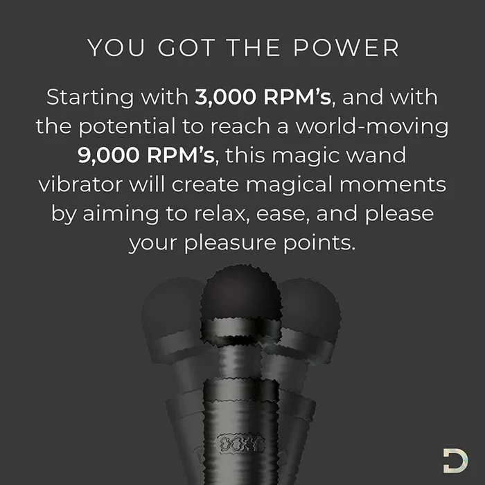 Doxy Wand Massagers Doxy Die Cast 3 Rechargeable Wand Matte Black Vibrators