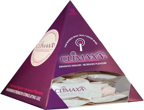 Enhancers Climaxa Stimulating Gel 50 Pieces Sample Display Body Action