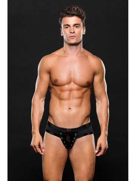 Envy Locker Room Brief Black BLE095BLKLXL Baci Anal