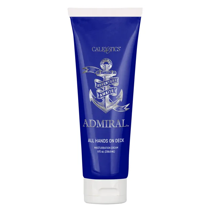 Female Sex Toys Admiral All Hands on Deck Masturbation Cream Tube 8 Oz CalExotics Female Sex Toys Admiral All Hands on Deck Masturbation Cream Tube 8 Oz CalExotics