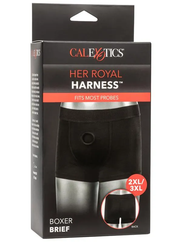 Female Sex Toys CalExotics Her Royal Harness Boxer Brief 2XL3XL Female Sex Toys CalExotics Her Royal Harness Boxer Brief 2XL3XL