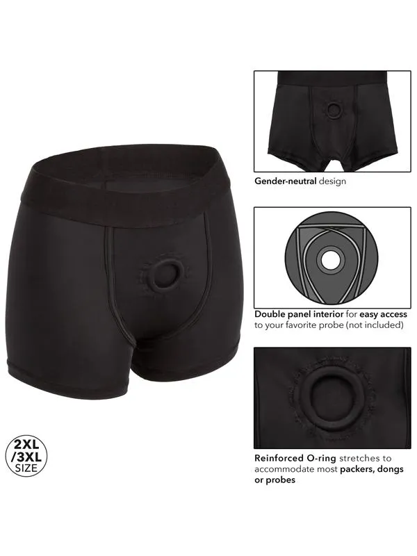 Female Sex Toys CalExotics Her Royal Harness Boxer Brief 2XL3XL Female Sex Toys CalExotics Her Royal Harness Boxer Brief 2XL3XL