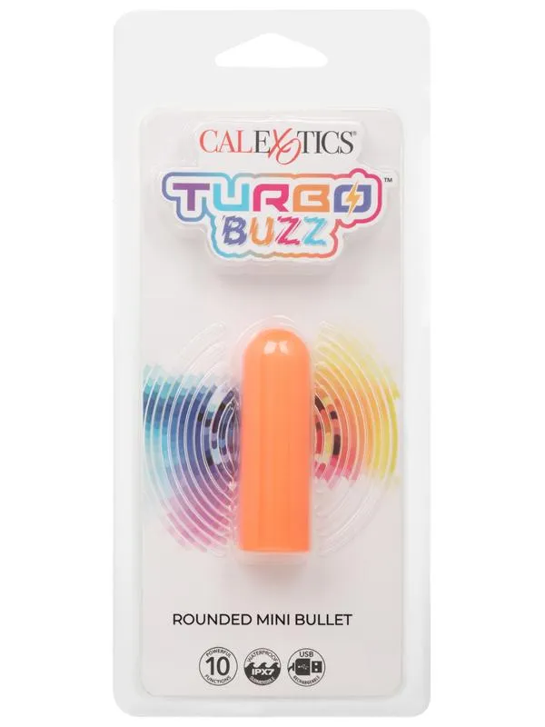 Female Sex Toys CalExotics Turbo Buzz Rounded Mini Bullet Orange Female Sex Toys CalExotics Turbo Buzz Rounded Mini Bullet Orange