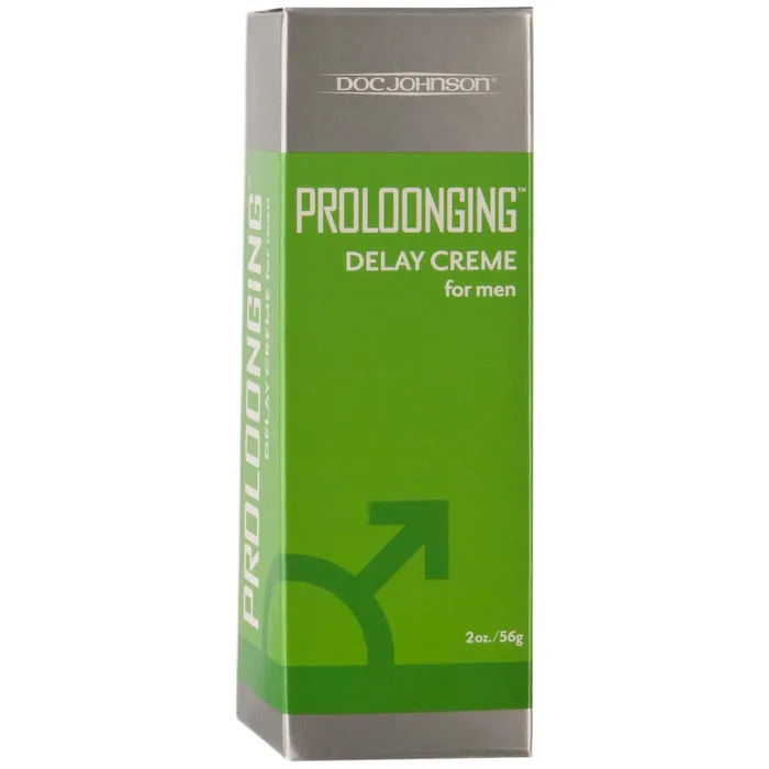 Female Sex Toys Proloonging Delay Cream for Men 2 Oz Boxed Doc Johnson