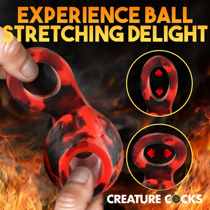 Female Sex Toys XR Brands Hell Hound Silicone Grith Enhancer