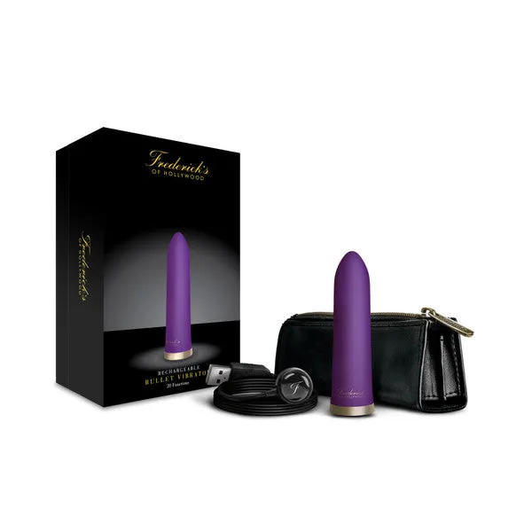 Fredericks Of Hollywood Vibrators Fredericks Of Hollywood Rechargeable Bullet Vibrator Purple