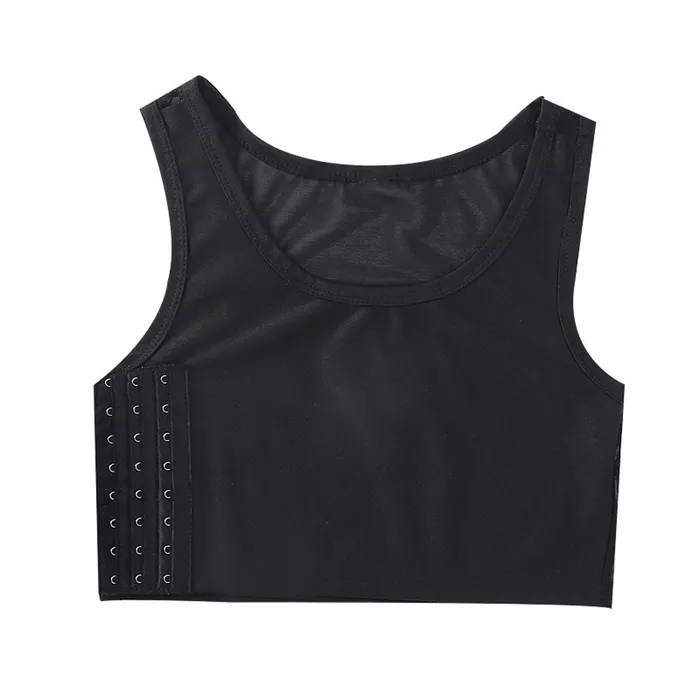 Gender Fluid Anal Gender Fluid Chest Compression Binder Medium Black