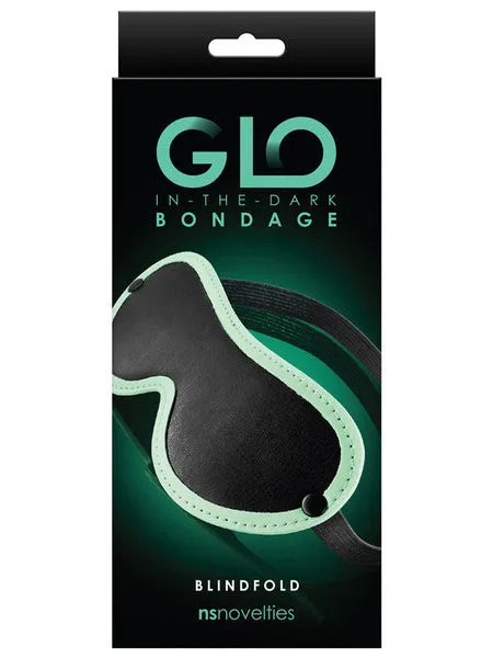 GLO Bondage Blindfold Green NS Novelties Couples GLO Bondage Blindfold Green NS Novelties Couples
