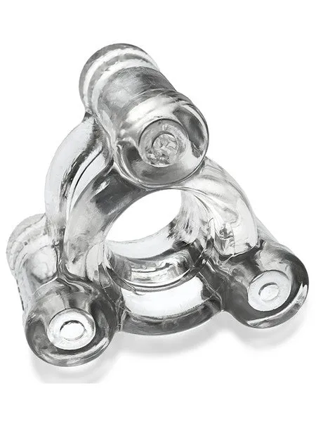 HEAVY SQUEEZE weighted squeeze ballstretcher w 3 stainless steel weights CLEAR Oxballs Dildos HEAVY SQUEEZE weighted squeeze ballstretcher w 3 stainless steel weights CLEAR Oxballs Dildos