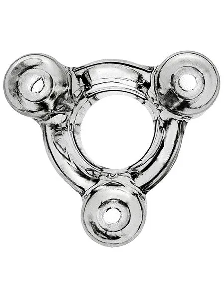HEAVY SQUEEZE weighted squeeze ballstretcher w 3 stainless steel weights CLEAR Oxballs Dildos HEAVY SQUEEZE weighted squeeze ballstretcher w 3 stainless steel weights CLEAR Oxballs Dildos