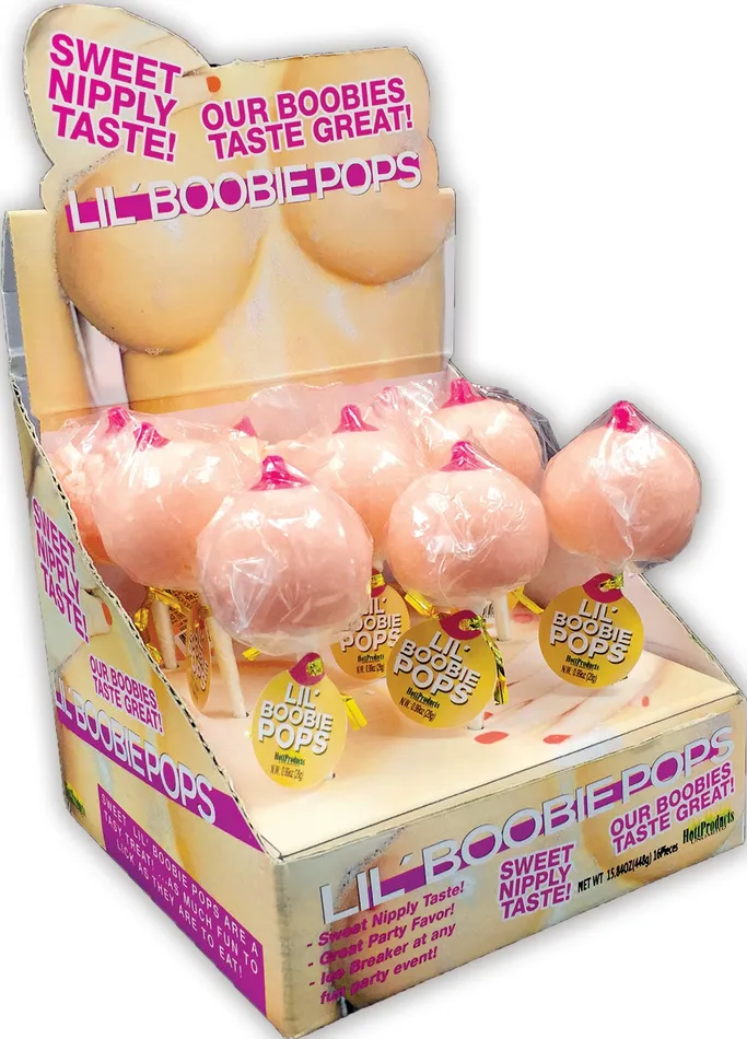Hott Products Couples Lil Boobie Pops 9 Piece POP Display