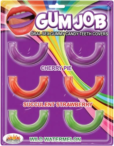 Hott Products Gum Job Oral Sex Candy Teeth Covers 6 Pack Enhancers