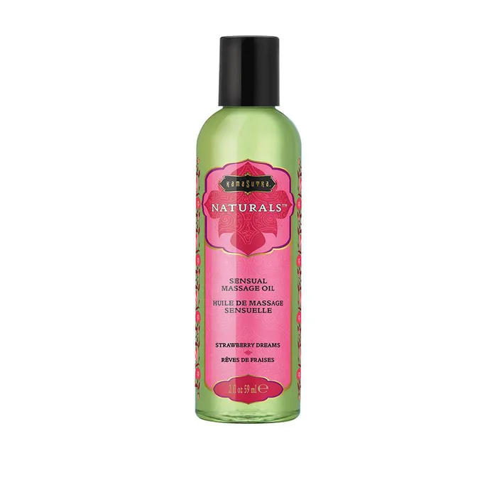 Kama Sutra Couples Naturals Massage Oil Strawberry Dreams 2 Fl Oz 59 ml