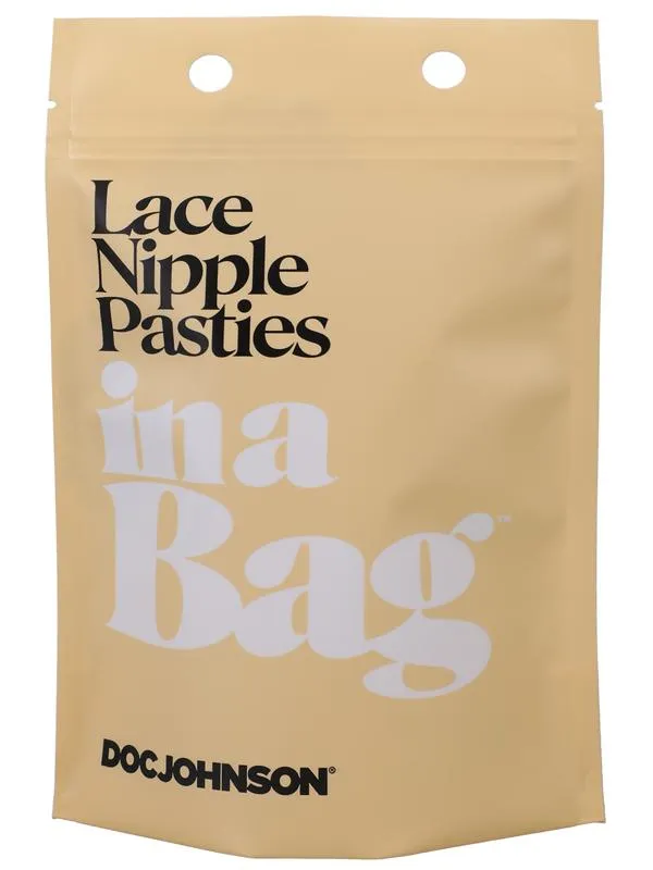 Lace Nipple Pasties In A Bag Black Doc Johnson Anal Lace Nipple Pasties In A Bag Black Doc Johnson Anal