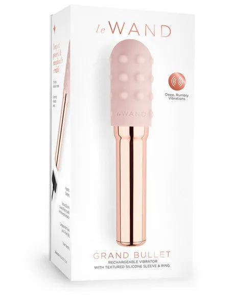 Le Wand Vibrators Le Wand Chrome Grand Bullet Rose Gold
