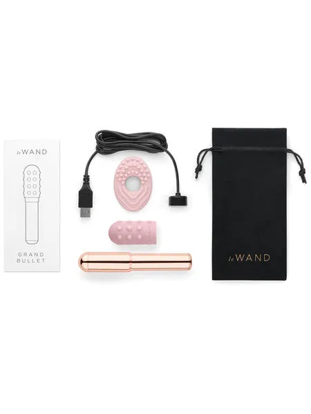 Le Wand Vibrators Le Wand Chrome Grand Bullet Rose Gold