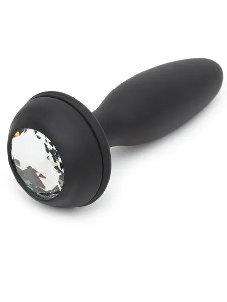 Lovehoney Anal Happy Rabbit Rechargeable Vibrating Butt Plug Small BlackPurple