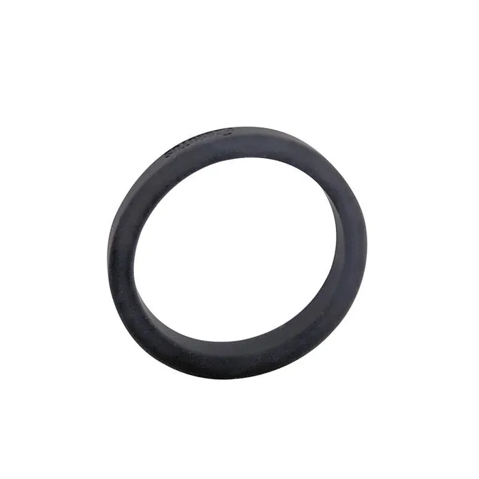 Male Sex Toys Brutus Flat Slick Silicone Cock Ring diam 45 mm Black