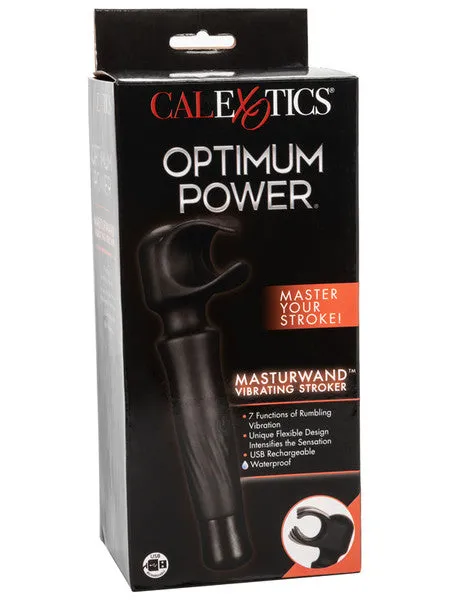 Male Sex Toys CalExotics Optimum Power Masturwand Vibrating Stroker