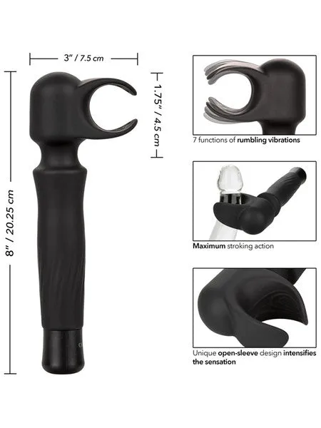 Male Sex Toys CalExotics Optimum Power Masturwand Vibrating Stroker
