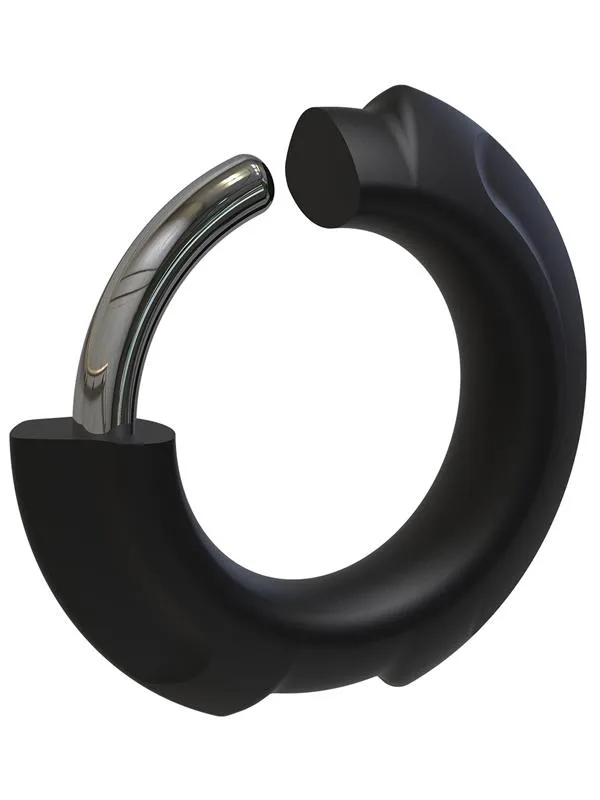 Male Sex Toys Doc Johnson OptiMALE FlexiSteel Silicone Metal Core Cock Ring 35mm Black Male Sex Toys Doc Johnson OptiMALE FlexiSteel Silicone Metal Core Cock Ring 35mm Black