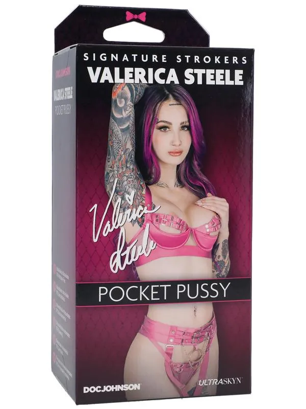 Male Sex Toys Doc Johnson Signature Strokers Valerica Steele ULTRASKYN Pocket Pussy Vanilla Male Sex Toys Doc Johnson Signature Strokers Valerica Steele ULTRASKYN Pocket Pussy Vanilla