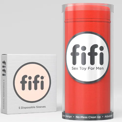 Male Sex Toys Get Fifi The Fifi Red 5 Sleeves Disposable Masturbation Sleeve