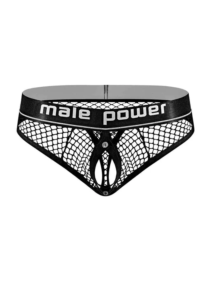 Male Sex Toys Male Power Cock Pit Net Cock Ring Thong S M Black